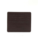 portacarte in pelle marrone prodotto da pianigianibags